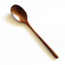 2Stk Holz Kochlöffel Zum Servieren Holzlöffel Braun Robust
