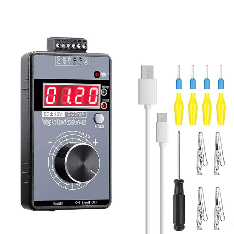 420Ma And 010V Signal Generator With Lcd Display, Precise Dual Output For Plc Testing 9169991312583