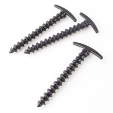 10 stück 14,5 cm nylon zeltheringe leuchtend robust für camping