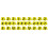 30Pcs Compact Acrylic Table Signs Double-Sided Reusable Yellow Markers 7