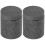 2 Pieces Graphite Crucible For Refining Aluminum Melting Casting 2