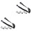 8Pcs Lightweight Black Adjustable Chin Straps for Hard Hat Helmets 5