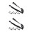 8Pcs Lightweight Black Adjustable Chin Straps for Hard Hat Helmets 7
