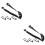 8Pcs Lightweight Black Adjustable Chin Straps for Hard Hat Helmets 8