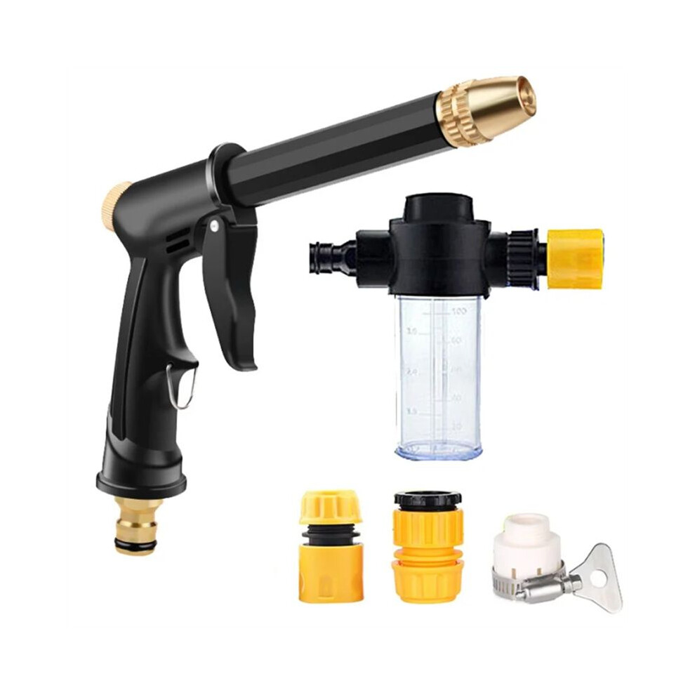 Portable High Pressure Cleaning Watering Hose Nozzle Foam Thread Quick Connector 6032227008570