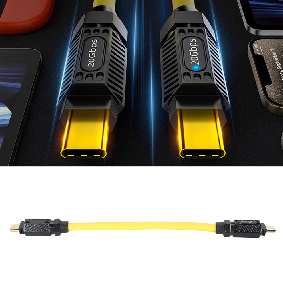 Type C Extension Cable 140W Pd3.1 20Gbps 8K 60Hz 0.2M 7681388650778