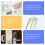 Door Latch Guard Plate 8pcs Silver 10x4.5in For Home Security 8