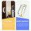 Door Latch Guard Plate 8pcs Silver 10x4.5in For Home Security 11