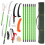 30FT Manual Pole Saw Lightweight Tree Trimmers Long Handle Pruner Set 7
