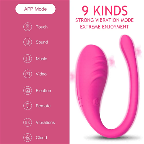 APP Controlled Vaginal Vibrators G Spot 9 Speed 1