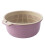 Double Layer Plastic Kitchen Colander & Bowl Set 18x9x20cm 1