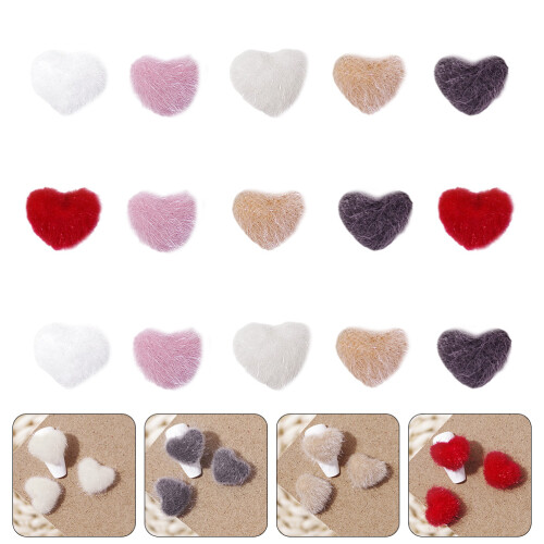 15 stück mini plüsch dekorationen für nagelstudio 1
