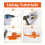 Backpack Leaf Blower Hanger, 1 Pack Backpack Sprayer Wall Mount, Heary Duty Chainsaw Wall Mount Stand Accessories Garage 4