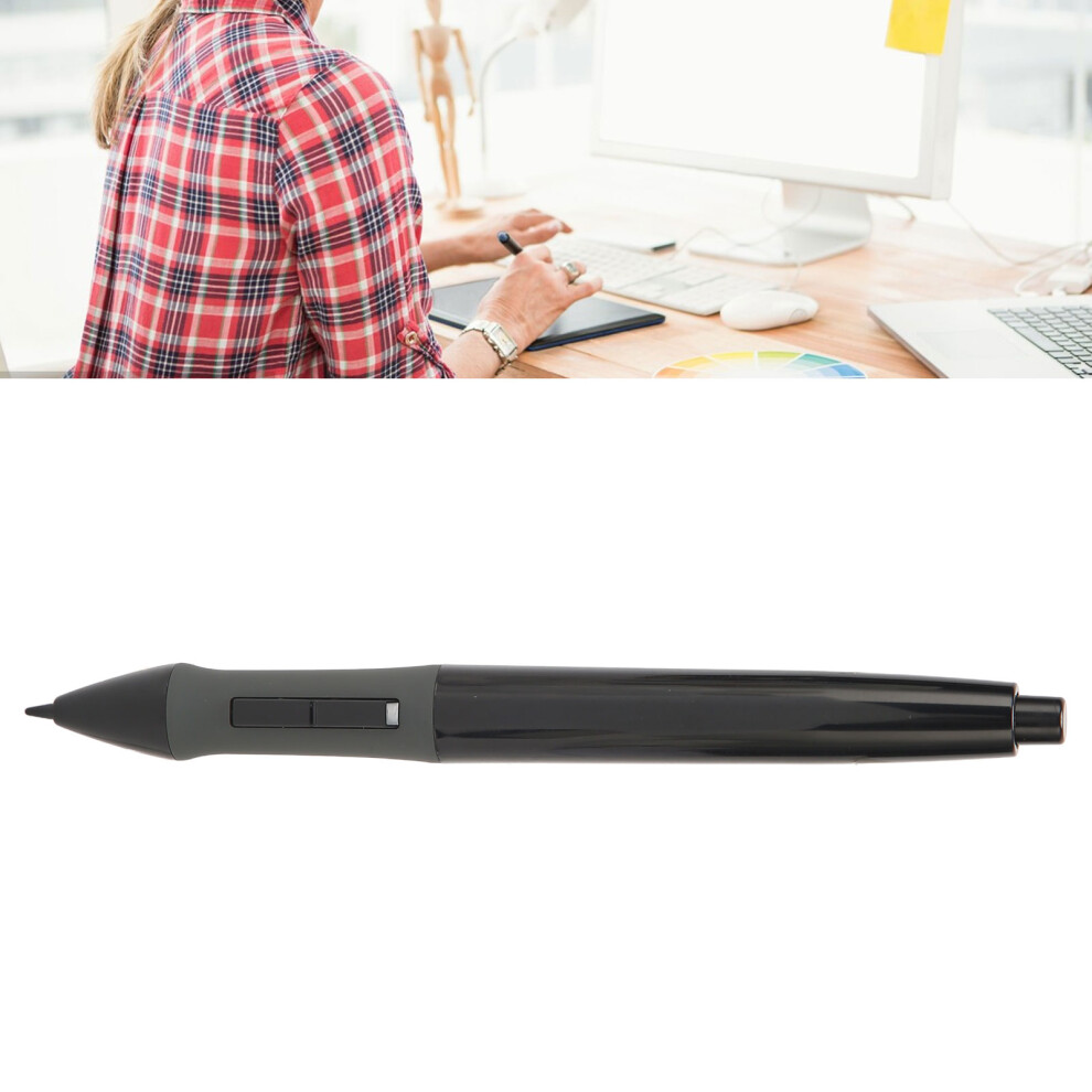 Pen68 Drawing Stylus With 8192 Pressure Levels Ergonomic For Tablets Black 9401388679719