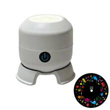 (B, Direct Power) Rotating Projection Lamp Underwater Ocean Projector Light with Dynamic Rotation And Adjustable Brightness
