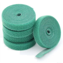 Self Adhesive Nylon Cable Tie Green Adjustable Plants Hook Loop SupportGarden Twine Bandage Reusable Fastener TapeStrips