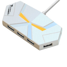 0.6CM HUB 7-Port Compatible USB2.0 Expansion Splitter Laptop Connect Hard Drive Computer TYPE-C Stable Transfer Data