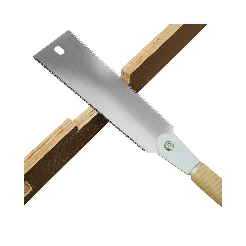 Hand Saw 9.3Inch Sk5 High Carbon Steel Double Edged Hand Saw Incisive Hand Pull Saw 10/17 Tpi Woodworking Hand Saw Tool 6031732401135