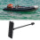 Universal Fish Finder Mounting Plate with Extension Hose, Black 15