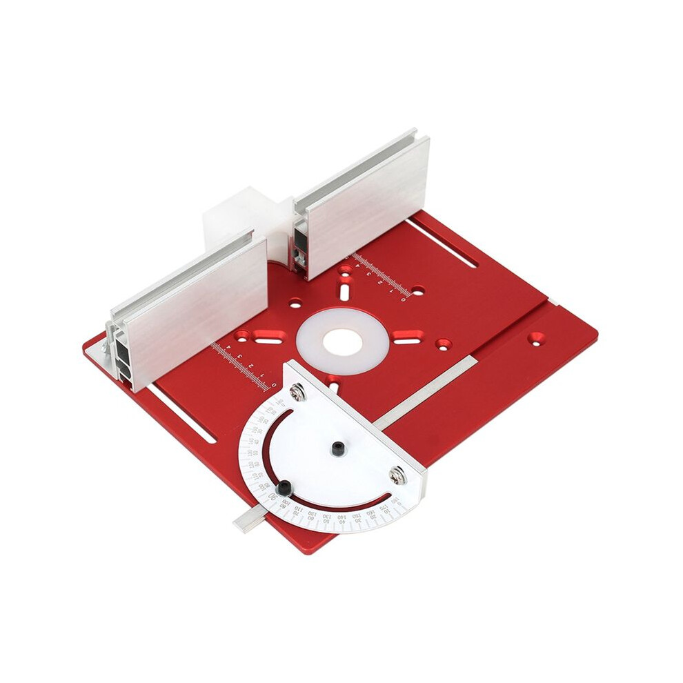 Aluminum Router Table Insert Plate Woodworking Table Saw Milling Flip Plate Multifunctional Trimmer Engraving Machine 4713136631012