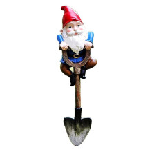 Decorazioni per Gnomi da Giardino per il Giardino, Divertenti Statue Regalo per Esterni, Knome Birichino in Piedi su Una Pala, Sculture per la Casa