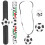 Conjunto De Pulseira Infantil Com Colar, Broche E Anel De Futebol 4