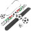 Conjunto De Pulseira Infantil Com Colar, Broche E Anel De Futebol 7