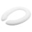 2Pièces Coussin Siège Wc Bébé PU Blanc Doux Accessoire Pratique Maison 2