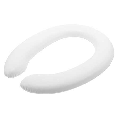 2Pièces Coussin Siège Wc Bébé PU Blanc Doux Accessoire Pratique Maison 1