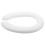 2Pièces Coussin Siège Wc Bébé PU Blanc Doux Accessoire Pratique Maison 3