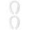 2Pièces Coussin Siège Wc Bébé PU Blanc Doux Accessoire Pratique Maison 6