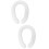 2Pièces Coussin Siège Wc Bébé PU Blanc Doux Accessoire Pratique Maison 8