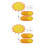 2Sets Robuste Preisschild Clips Gelb Für Supermarkt Warenpräsentation 4
