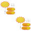 2Sets Robuste Preisschild Clips Gelb Für Supermarkt Warenpräsentation 5