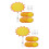 2Sets Robuste Preisschild Clips Gelb Für Supermarkt Warenpräsentation 6