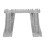3Ensembles Mini Pont ABS Gris Modèle DIY Décor Maison Table Sable 3