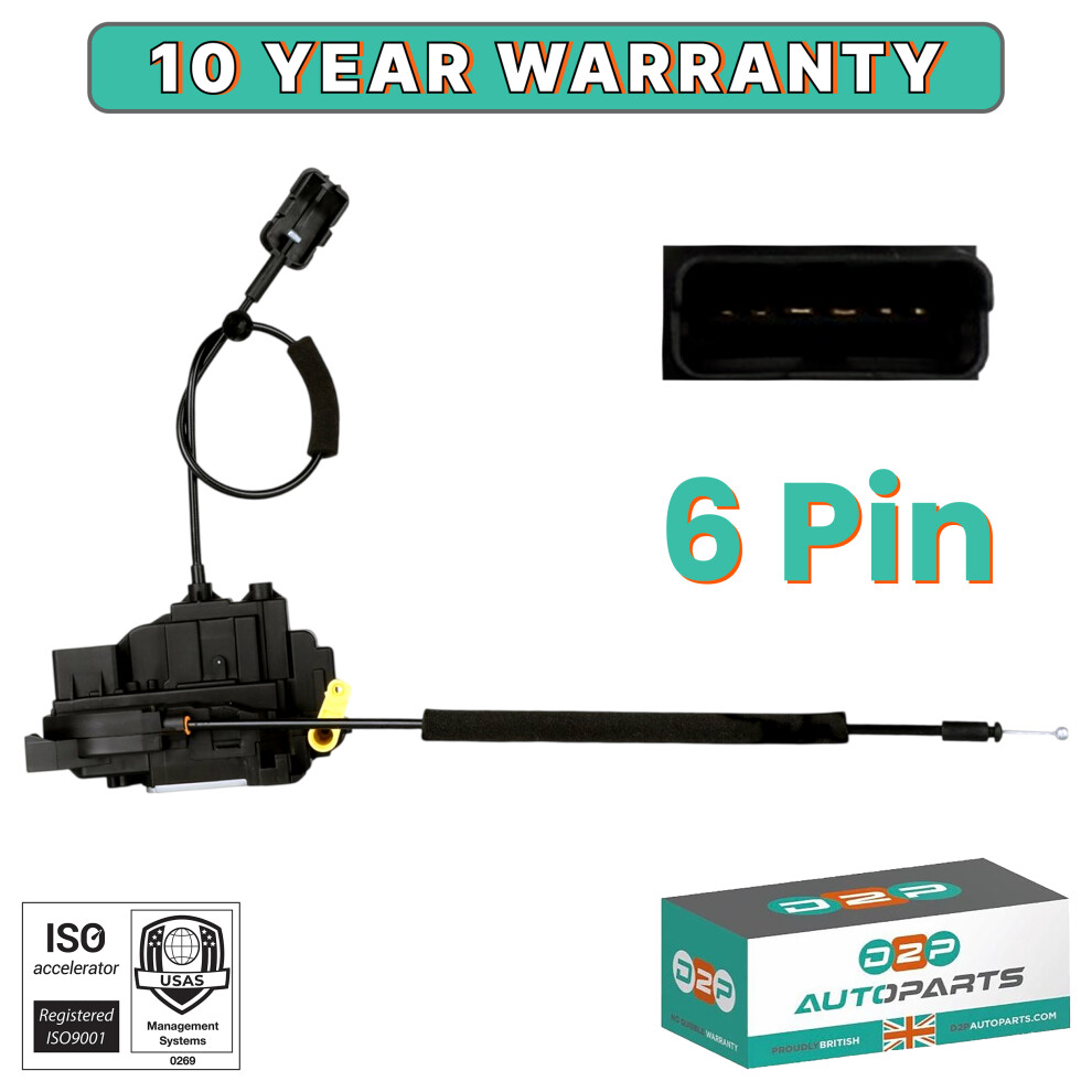 Front Left Door Lock Actuator Mechanism For Nissan Nv400 2011 Vauxhall Opel Movano 5060520808390