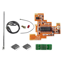 SI4732 V6.8 FPC-Modul + 2 X 2M-Chip + Antennen-Kit für Quansheng UVK5 K6 -Kurzwellen-Vollband-/Einseitenband-Empfang