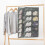 Living And Home Versatile Double-Sided Fabric Hanging Storage Bag 1