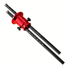 Double  Wheel Marking Gauge Aluminum Parallel  Drawing Tool Woodworking Marking Scriber Ruler with Inch&mm Scale B