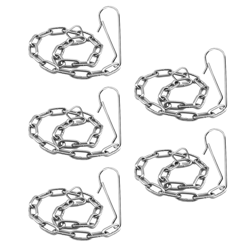 20 Pcs Replaceable Stainless Steel Toilet Flapper Lift Chain 3623375821277