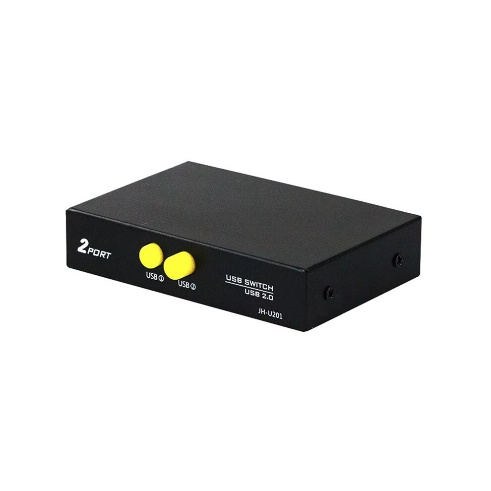 2 Port Usb 2.0 Sharing Switcher 2 In 1 Out Usb Print Sharer For Pc Scanner Printer Laptop Desktop Computer 6032950627604