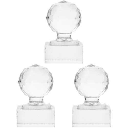 3Pièces Tampons Multifonctions En Acrylique Pour Fard Et Blush 2