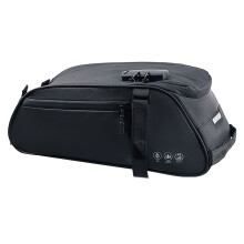 Bike Rack Bag with Combination Lock Bicycles Rear Bag Large Capacity Trunk Pannier for Cycling Travel