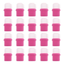 Set Of 4 Fingertip Protection Covers Caps Fingernail Polish Remover