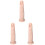 3Pièces Doigts Art Ongles Silicone Beige Simple À Utiliser 2