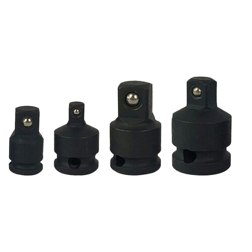 4Pcs Black 42Cr-Mo Impact Socket Adaptor Set for Electronic Wrench