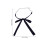 2Pièces Nœud Papillon Uniforme Léger Strap Long Ajustable Coloré 2