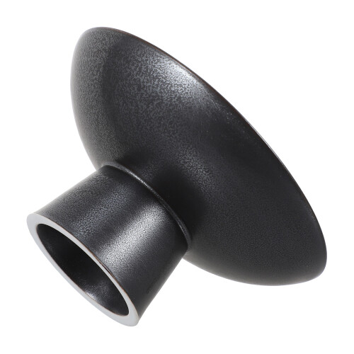 Black Retro Ceramic Dessert Plate Cake Serving Stand Tray