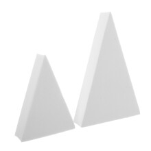 2Pcs Portable Eva Cube Props White for Photoshoot Cosmetics Jewelry